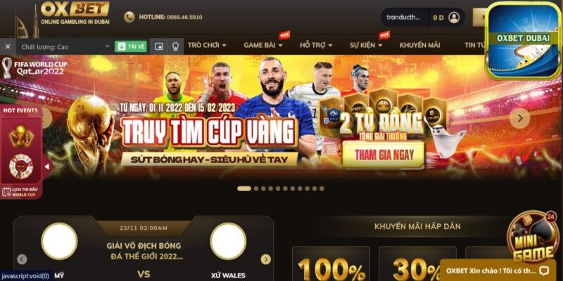 Điều kiện nạp tiền OXBet thành công