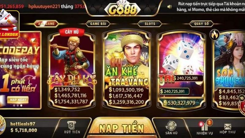 Nhà cái đổi thưởng Go88